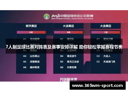 7人制足球比赛对阵表及赛事安排详解 助你轻松掌握赛程节奏